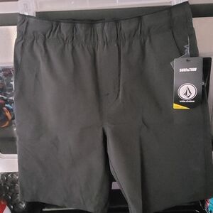Volcom Kids Black Surf & Turf Shorts